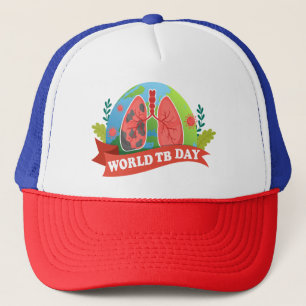 Gorra De Camionero Día Mundial de la Tuberculosis Salud Enfermedad Ro
