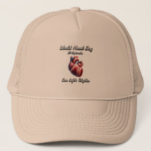 Gorra De Camionero Día Mundial del Corazón. El ritmo de nuestra vida.