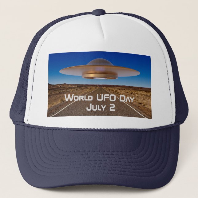 Gorra De Camionero Día Mundial del OVNI (Anverso)