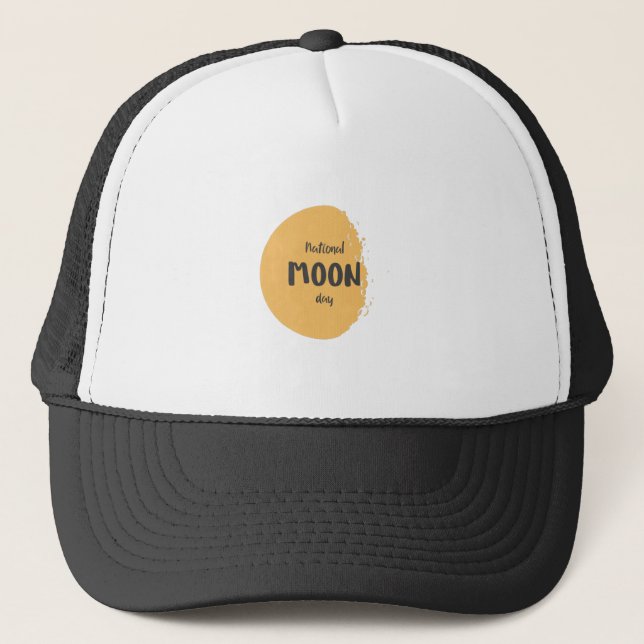 Gorra De Camionero Día Nacional de la Luna (Anverso)
