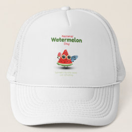 Gorra De Camionero Día Nacional de la Sandía Arte Cute de Verano