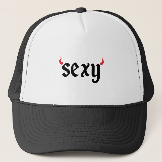 Gorra De Camionero Diablo sexy (Anverso)