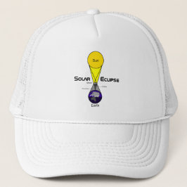 Gorra De Camionero Diagrama de eclipse solar