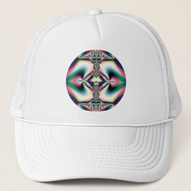 Gorra De Camionero Diamante Arcoíris (Anverso)