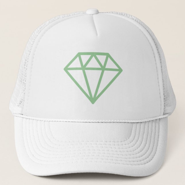 Gorra De Camionero Diamante simple (Anverso)