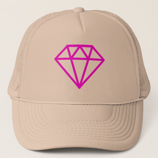 Gorra De Camionero Diamante simple (Anverso)