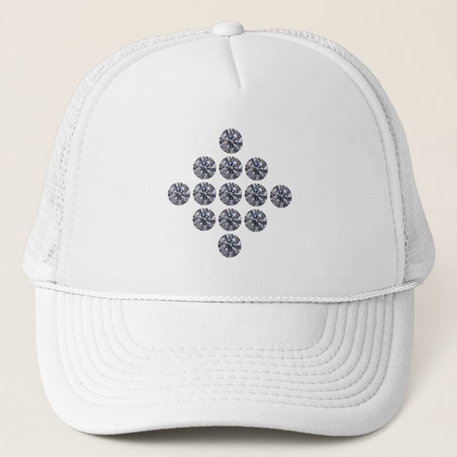 Gorra De Camionero Diamantes (Anverso)