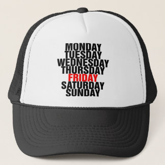 Gorra De Camionero Días de la semana