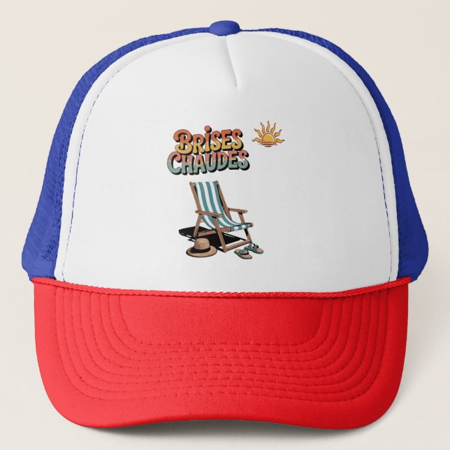 Gorra De Camionero Días de playa (Anverso)