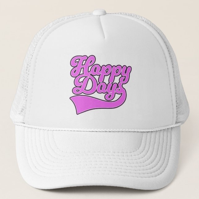 Gorra De Camionero Días felices (Anverso)
