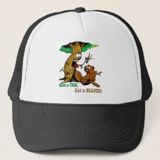 Gorra De Camionero dibujo animado-castor