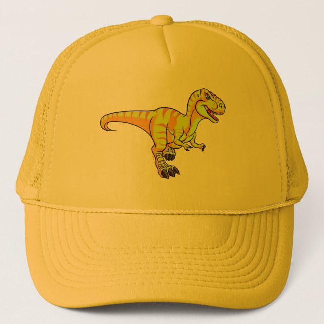 Gorra De Camionero Dibujo animado de T-Rex (Anverso)