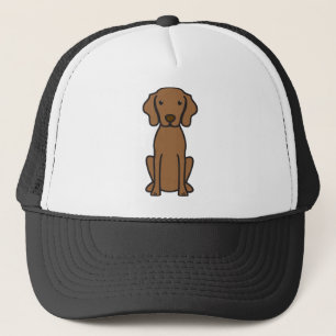 Gorra De Camionero Dibujo animado del perro de Vizsla