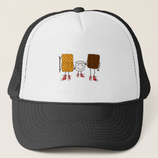 Gorra De Camionero Dibujo animado divertido de los caracteres de