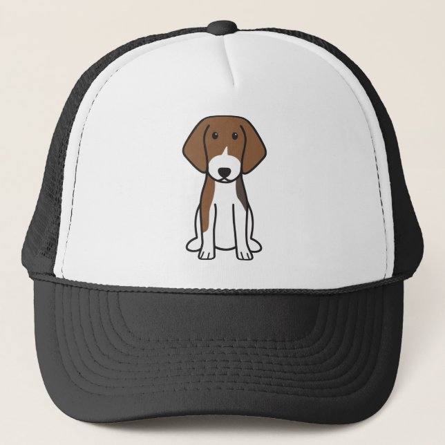 Gorra De Camionero Dibujo animado estonio del perro de caza (Anverso)