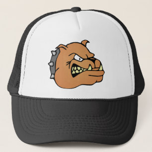 Gorra De Camionero Dibujo animado inglés del bulldog