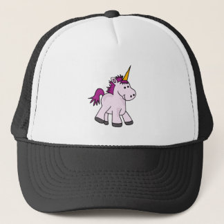 Gorra De Camionero Dibujo animado lindo del unicornio del bebé