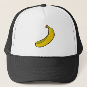 Gorra De Camionero Dibujo de crayón de plátano