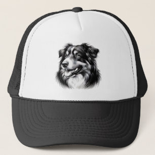 Gorra De Camionero Dibujo de Pastor Australiano