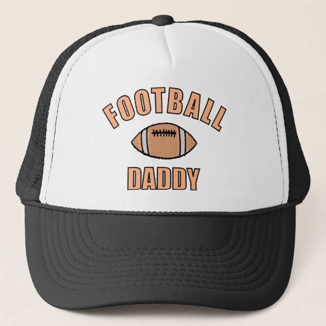 Gorra De Camionero Dibujo Y Texto De Papi De Fútbol (Anverso)