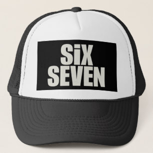 Gorra De Camionero Dicho divertido meme Seis Siete 6 7
