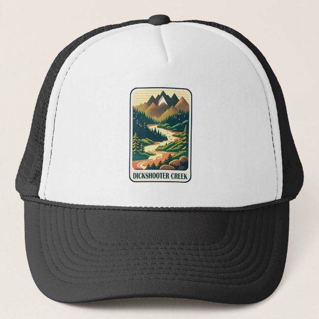 Gorra De Camionero Dickshooter Creek Idaho Colours (Anverso)