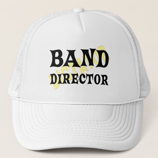 Gorra De Camionero Dictador del director de banda (Anverso)