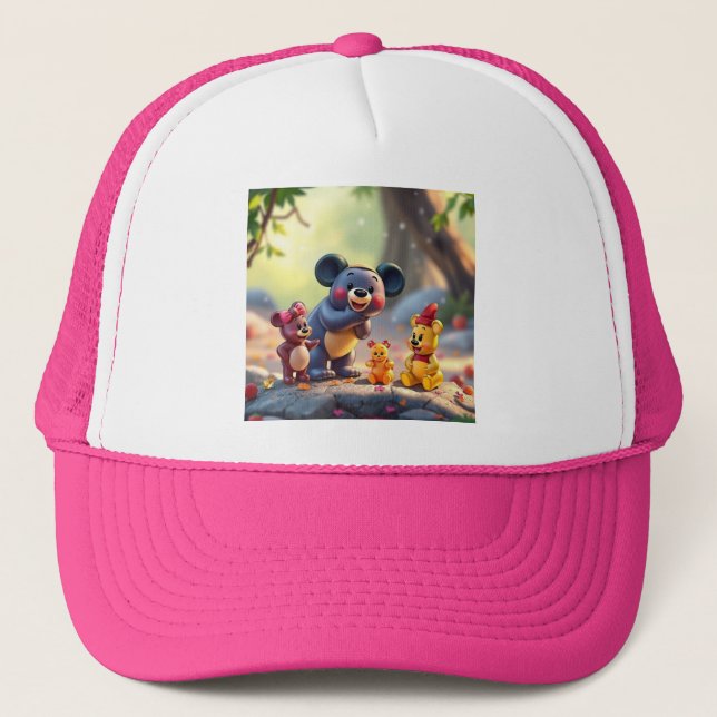 Gorra De Camionero „Die Zauberbärchen – Hüter des Glitzerwalds“ (Anverso)