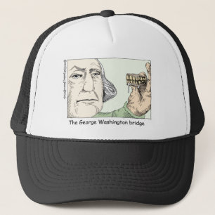 Gorra De Camionero Dientes de George Washington Regalos Divertidos y