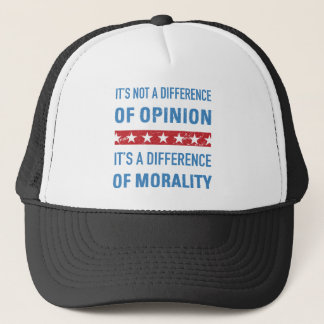 Gorra De Camionero Diferencia De La Moralidad Contra Trump