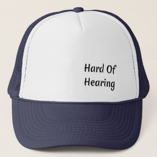 Gorra De Camionero Difícil de escuchar