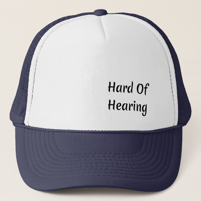 Gorra De Camionero Difícil de escuchar (Anverso)
