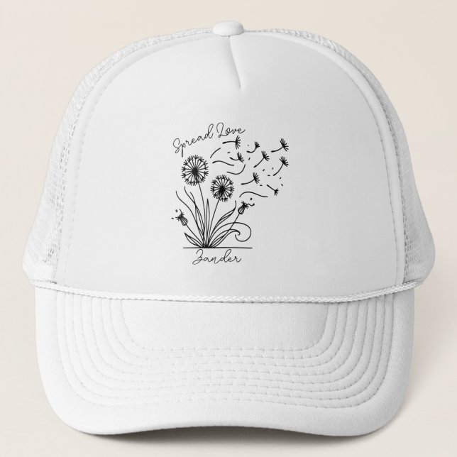 Gorra De Camionero "Difunde Amor" Personalizable (Anverso)