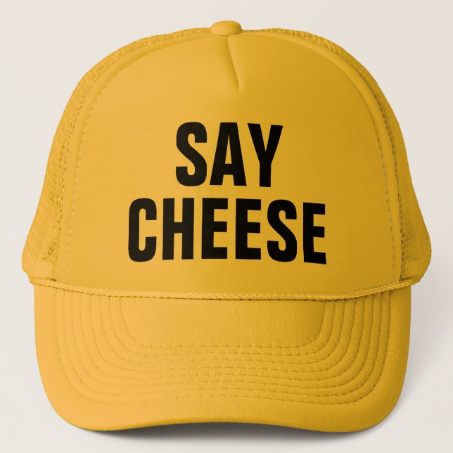 Gorra De Camionero Diga el queso (Anverso)