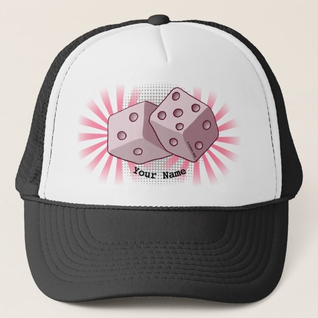 Gorra De Camionero Dígitos rosados (Anverso)