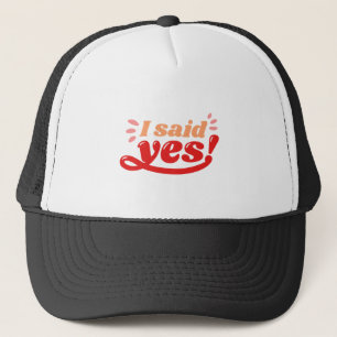 Gorra De Camionero Dije que sí cita boda