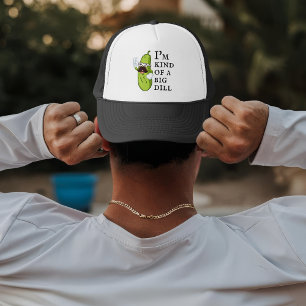 Gorra De Camionero Dill Grande Personalizado Pepino en Vinagre