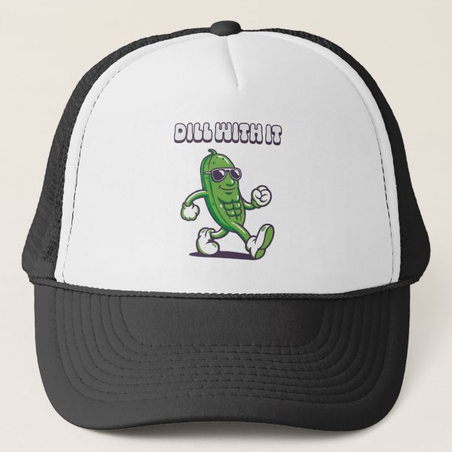 Gorra De Camionero Dill With It Guay Pickle (Anverso)