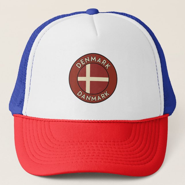 Gorra De Camionero Dinamarca Danmark  (Anverso)