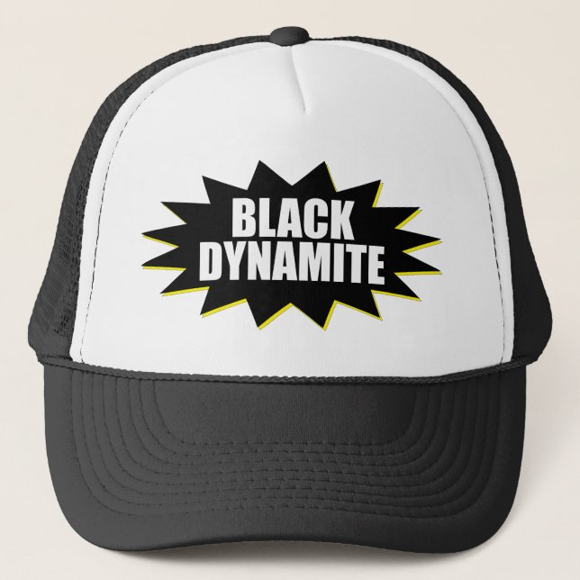 Gorra De Camionero Dinamita negra (Anverso)