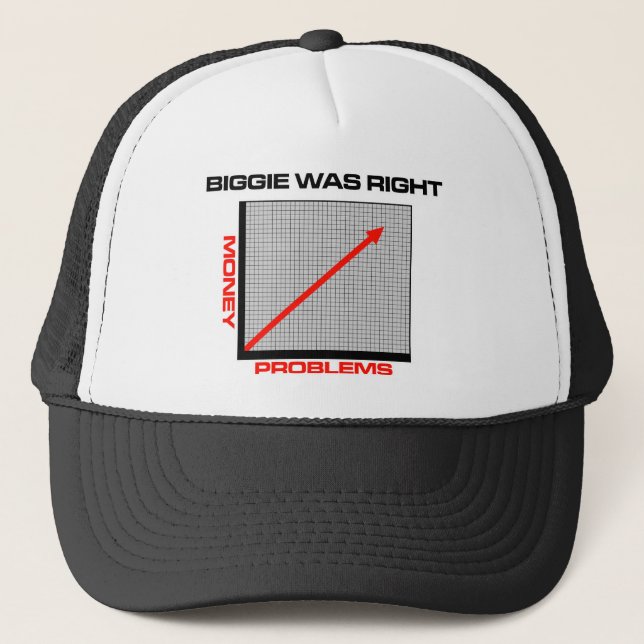 Gorra De Camionero Dinero del MES más problemas (Anverso)