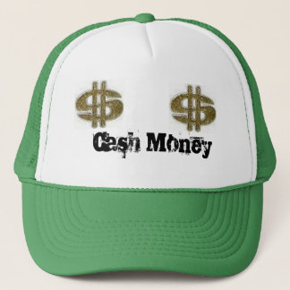 Gorra De Camionero dinero, dinero, dinero del efectivo