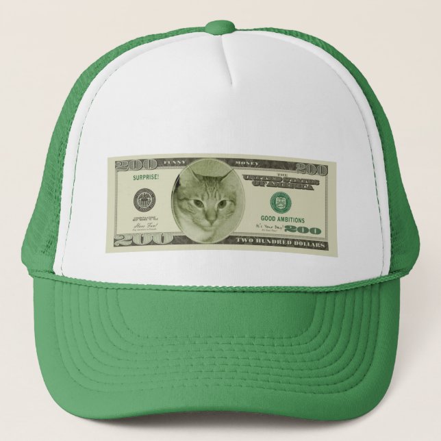 Gorra De Camionero Dinero gracioso (Anverso)