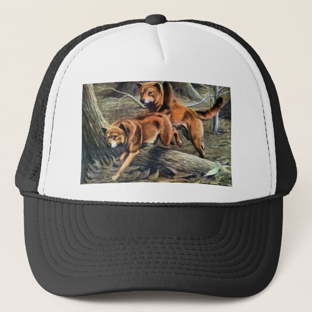 Gorra De Camionero Dingo australiano (Anverso)