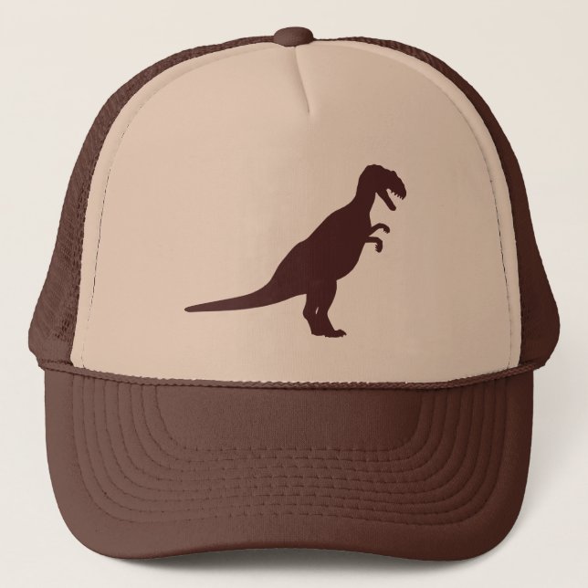 Gorra De Camionero Dinosaur Brown (Anverso)