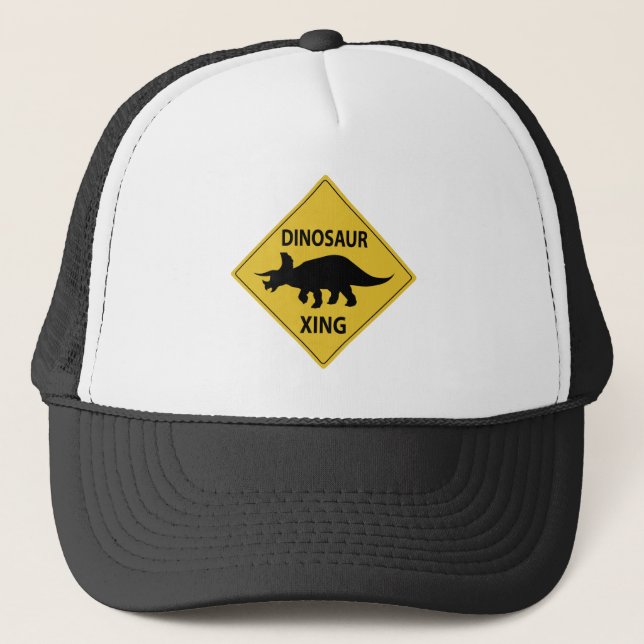 Gorra De Camionero Dinosaur Xing (Anverso)