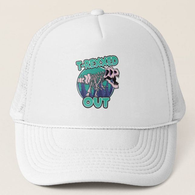 Gorra De Camionero Dinosaurio con T-Rex (Anverso)