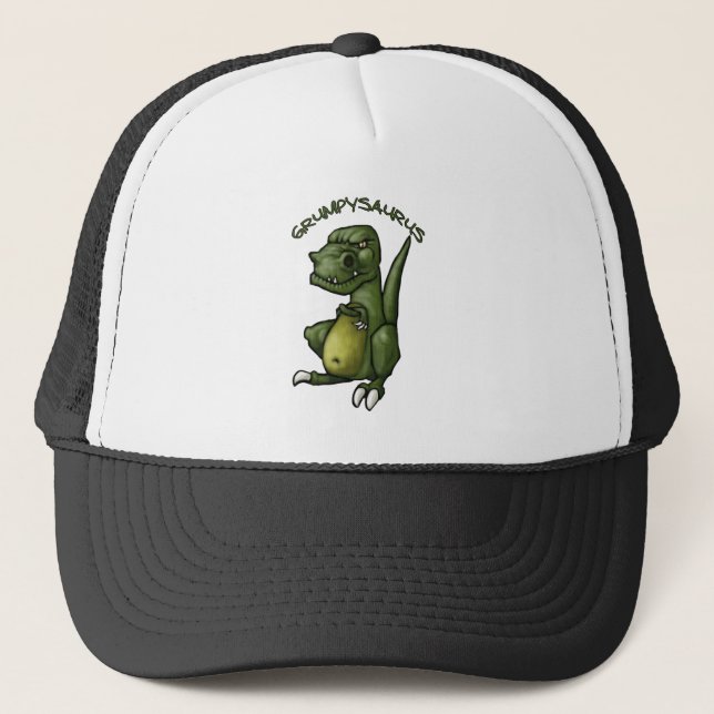 Gorra De Camionero ¡Dinosaurio de Grumpysaurus que es gruñón! (Anverso)