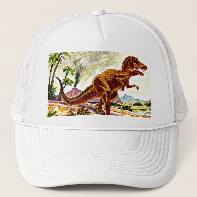 Gorra De Camionero Dinosaurio de Rex del Tyrannosaurus (Anverso)