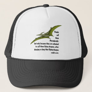 Gorra De Camionero Dinosaurio del dragón del Pterodactyl de la